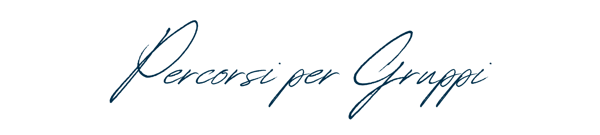 Percorsi per Gruppi