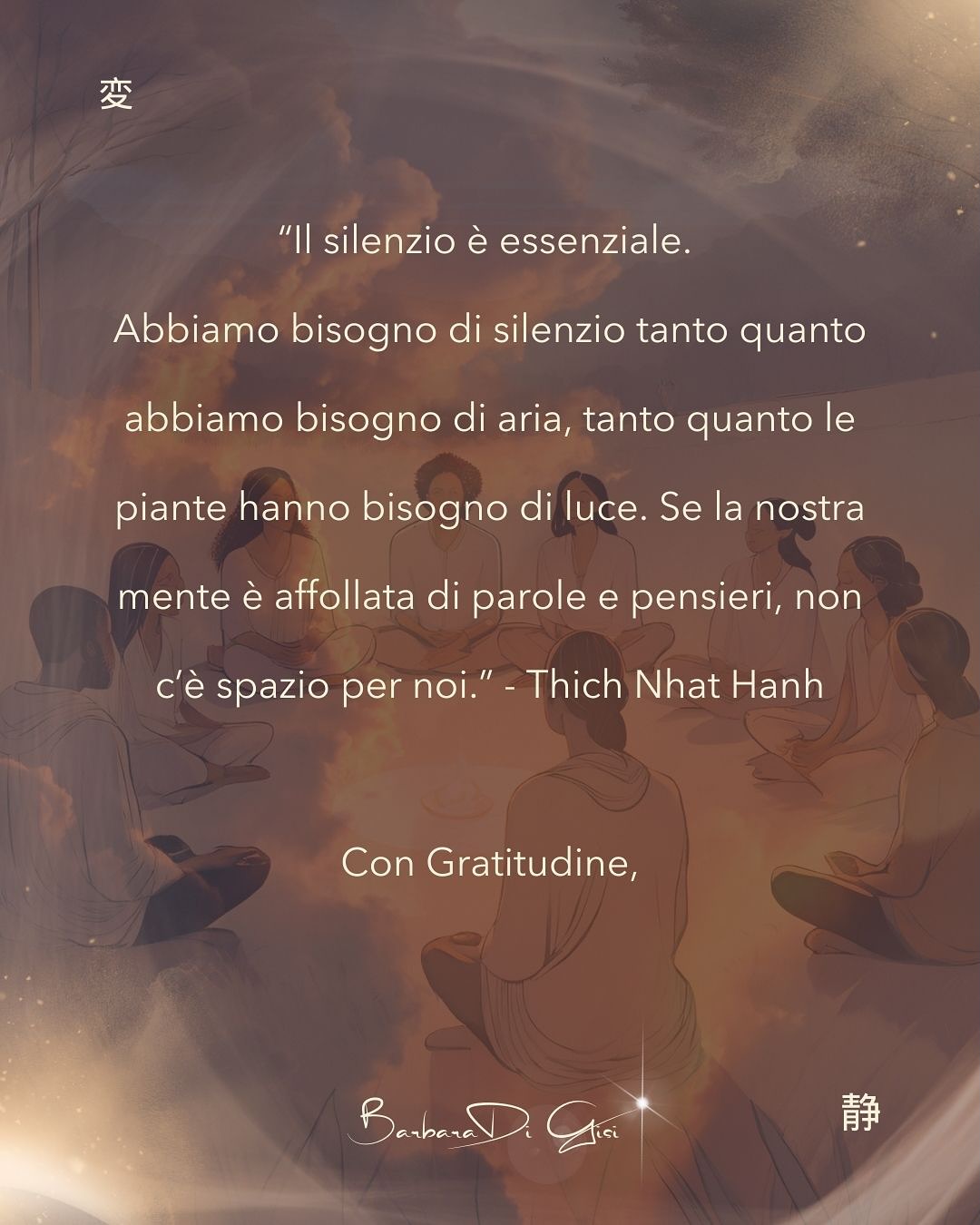 Un istante di gioia e apertura.